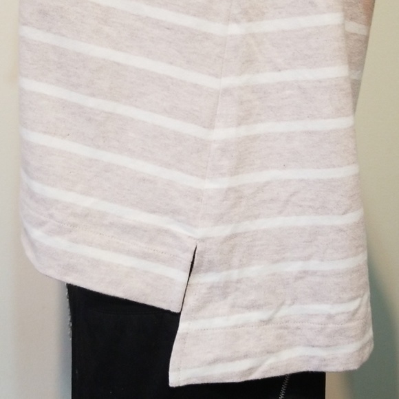 Madewell Cotton Stripe Asymmetrical Tank sz M NWT - Picture 5 of 8